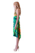 Vivian "Green Dream" Silk Scarf Dress